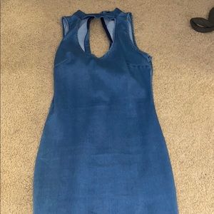 Stretch denim dress